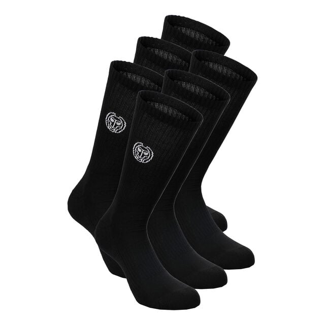 Don Carlito XXL Crew Move Socks 6 Pack - black