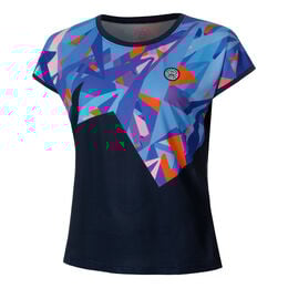 Spike T-Shirt Damen-Dunkelblau,Mehrfarbig