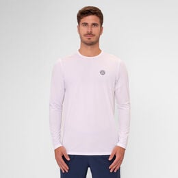 Crew Roundneck Longsleeve Herren-Weiß