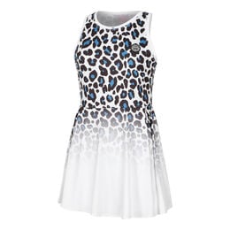 Leoparty Styles 2in1 Kleid Damen-Weiß,Schwarz