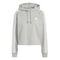 Essentials 3-Stripes French Terry Crop Hoodie