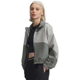 Rival Woven Trainingsjacke Damen-gr&uuml;n, wei&szlig;