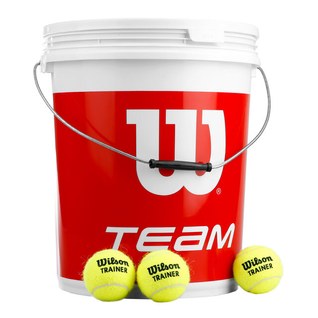 Team W Trainer 72 Tennisb&auml;lle im Eimer