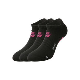 Karli Tech No-Show Sportsocken 3er Pack-Schwarz,Pink