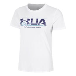 UA Vintage Performance T-Shirt Damen-Weiß
