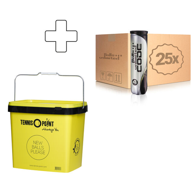 Code Black 4er, 25 Dosen plus Balleimer