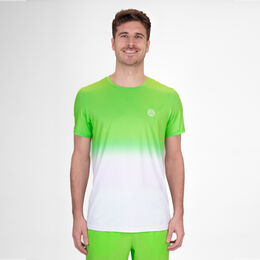 Crew Gradiant T-Shirt Herren-Neongr&uuml;n,Wei&szlig;