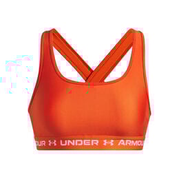Crossback Mid Sport-BH Damen - weiß, 