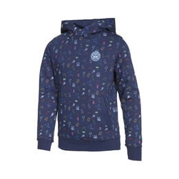 Aisosa Lifestyle Hoody Mädchen-Dunkelblau,Mehrfarbig