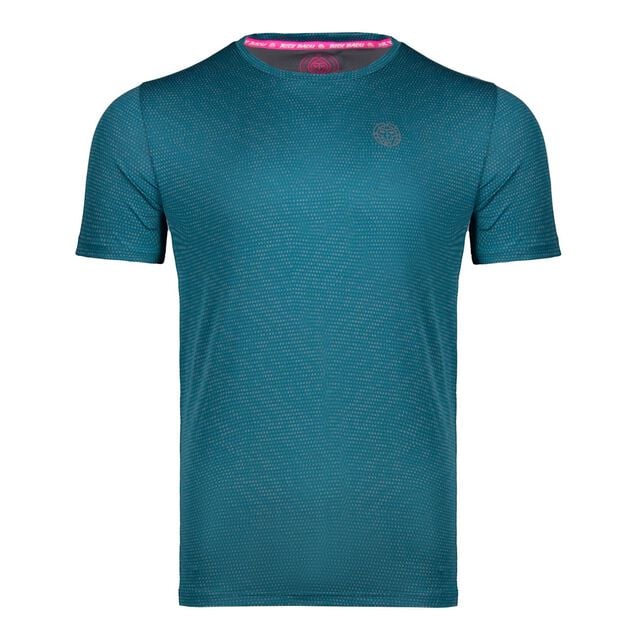 Falou Tech Tee - petrol/ grey