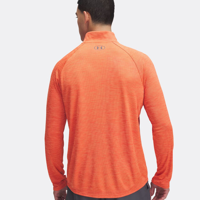 Tech Textured 1/2 Zip-GRY Long-Sleeves