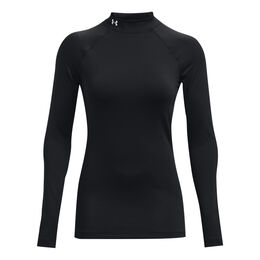 Coldgear Authentics Mockneck Longsleeve Damen-Schwarz