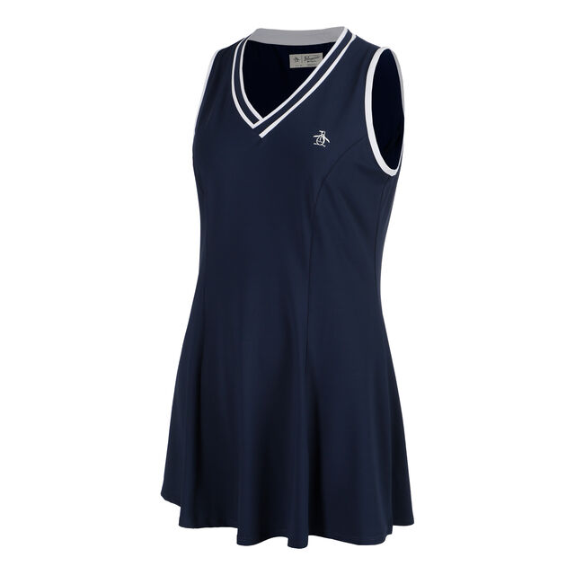 TN DRESS W/ CONTRAST ARMHOLE AND NECK TAPING