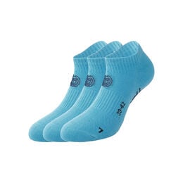 Leana No Show Tech Sportsocken 3er Pack-Türkis,Dunkelblau
